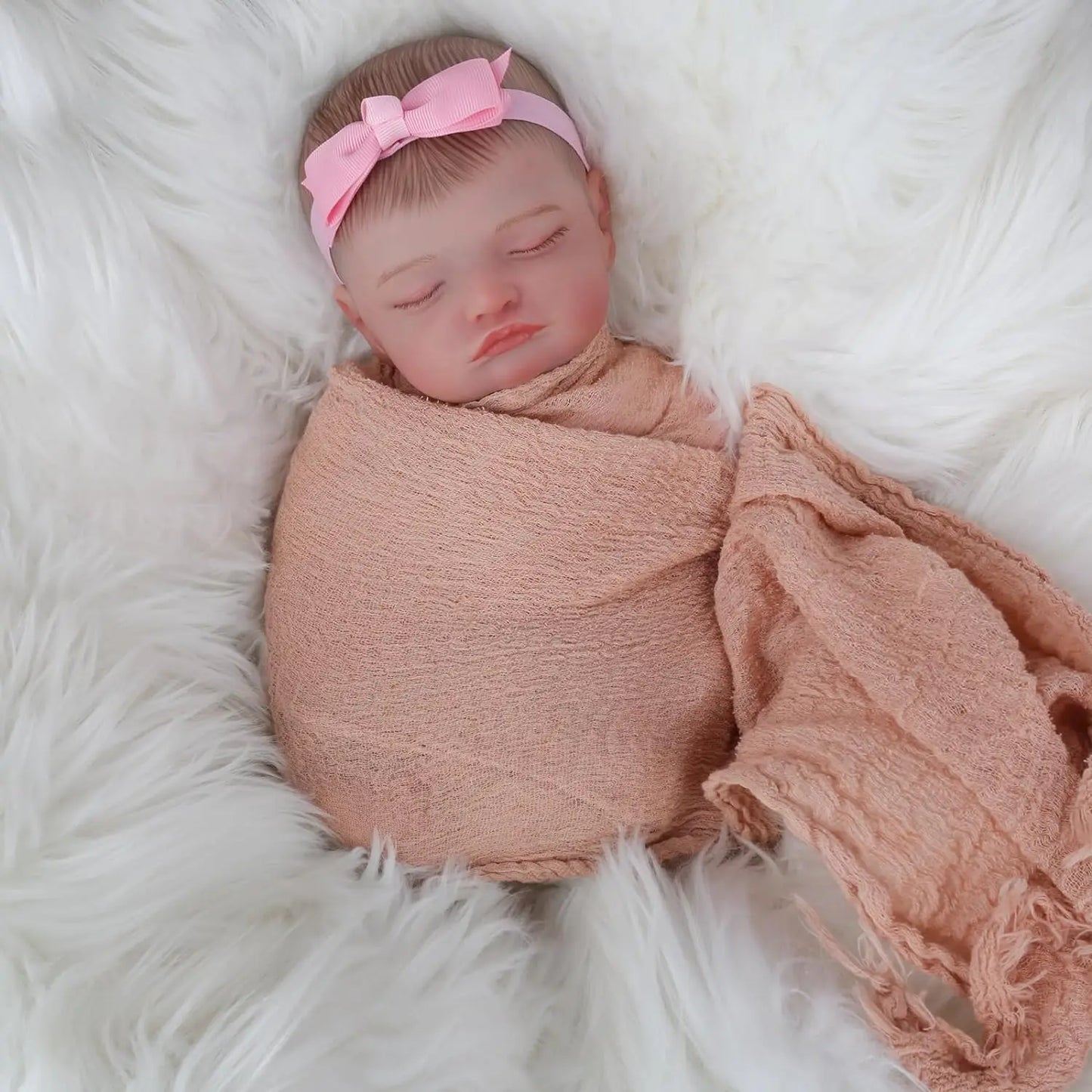 18-Inch Realistic Newborn Baby Doll with Real-Life Features