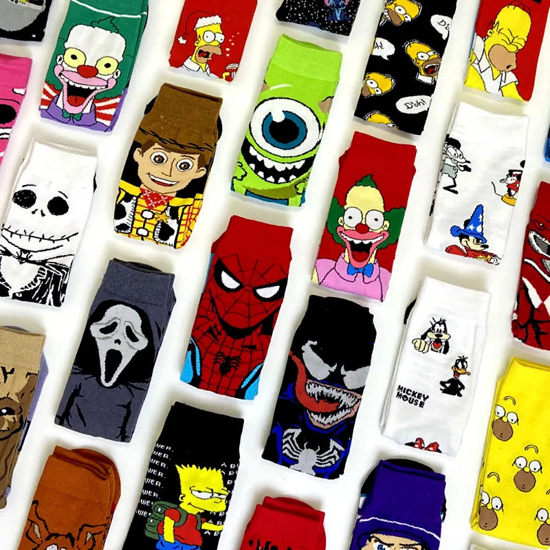 Anime Marvel Men's Knee-High Socks