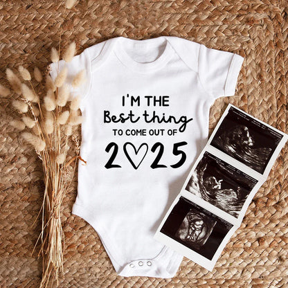 "I'm the Best Thing" Newborn Bodysuit – Summer Cotton Romper