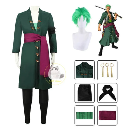 Anime Roronoa Zoro Cosplay Costume