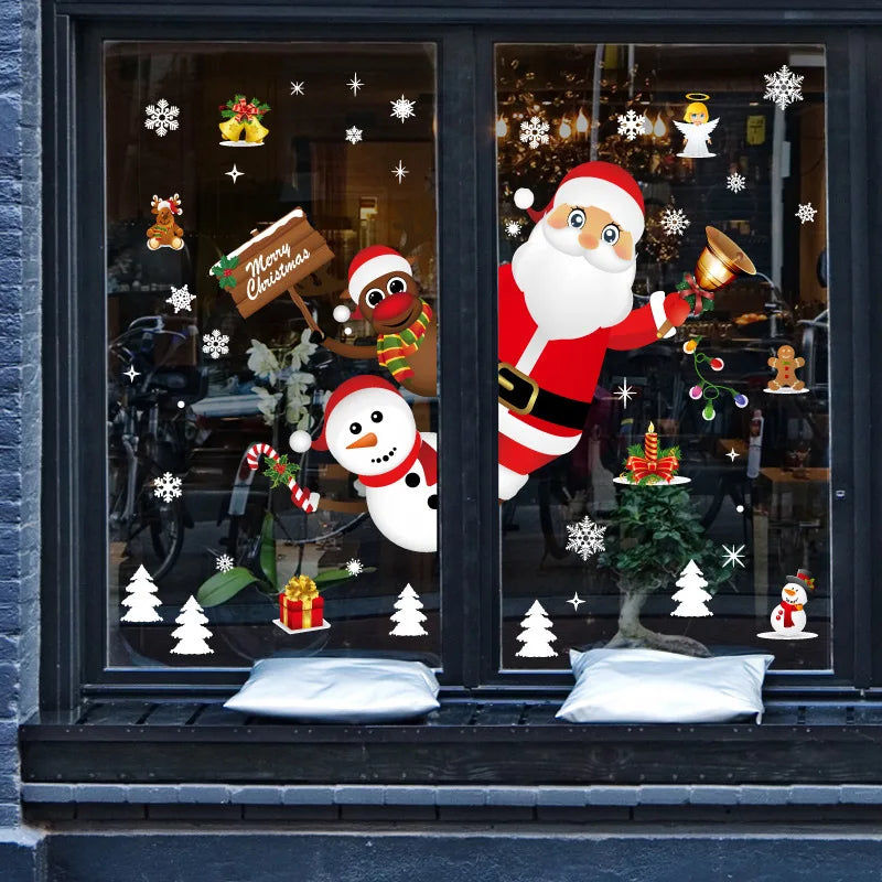 Christmas Window Sticker - Merry Christmas Home Decorations