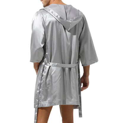 New Nightgown – Smooth Satin Sleepwear & Soft Bathrobe