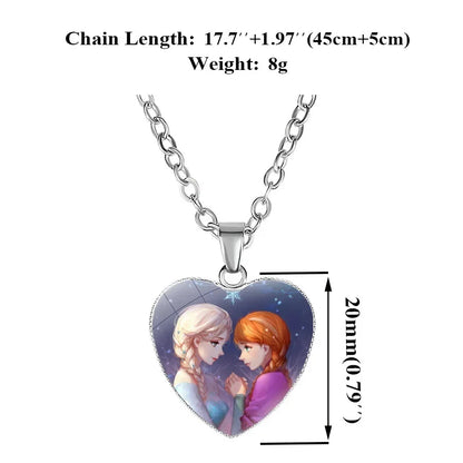 Disney Princess Cartoon Necklace