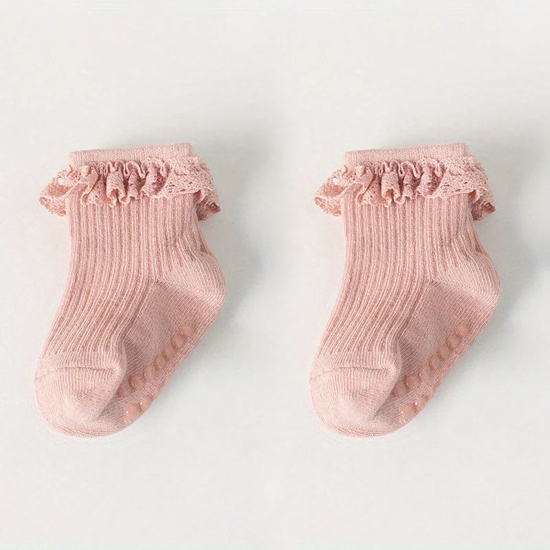 Children's non-slip cotton socks