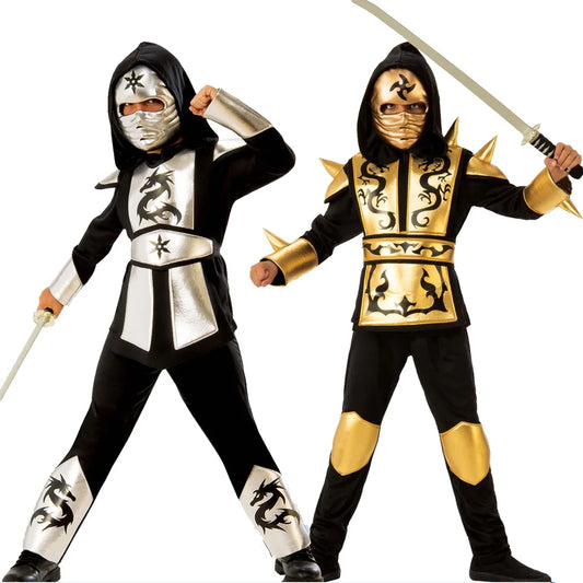 Kids Ninja Costume - Cosplay Outfit for Boys and Girls