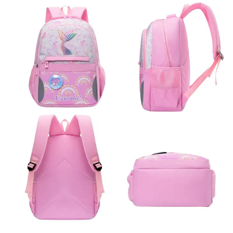 3D Animal Pattern Orthopedic School Backpack