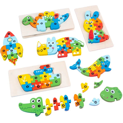 3D Colored Puzzles