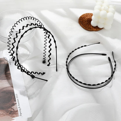 Non-Slip Wash Wave Hair Bands - Invisible Korean-Style Hair Accessories