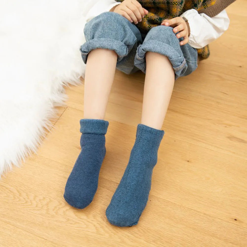 CozyKids Plush Thermal Socks (Ages 3-12)