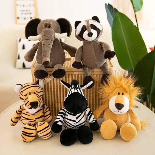 25 cm Jungle Animal Plush Toys