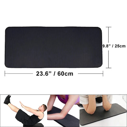 1.5cm Thick Non-Slip Yoga Knee Pad - Foam Fitness Cushion Mat