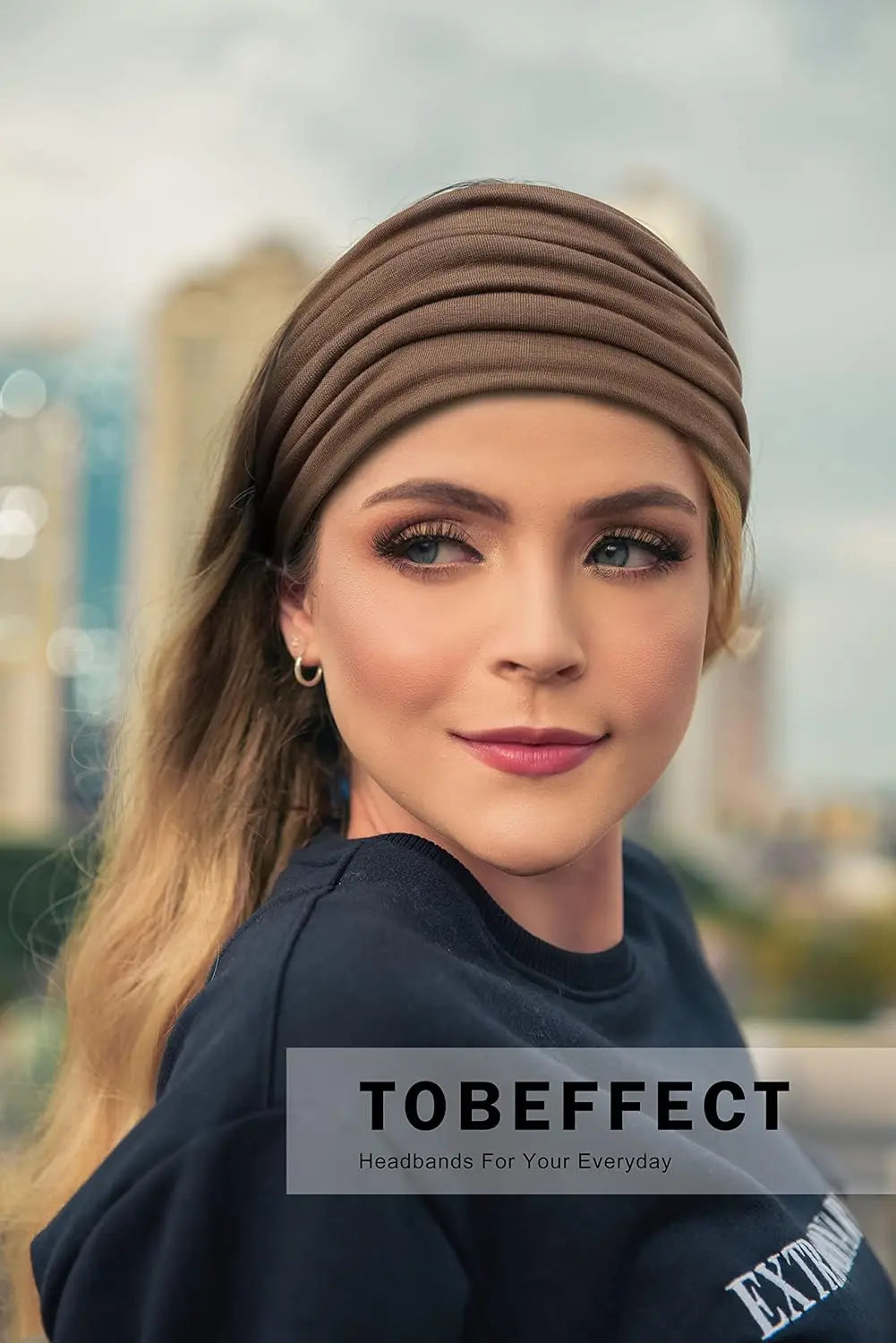 4 Pcs Wide Headbands for Women-Large Turban Headband