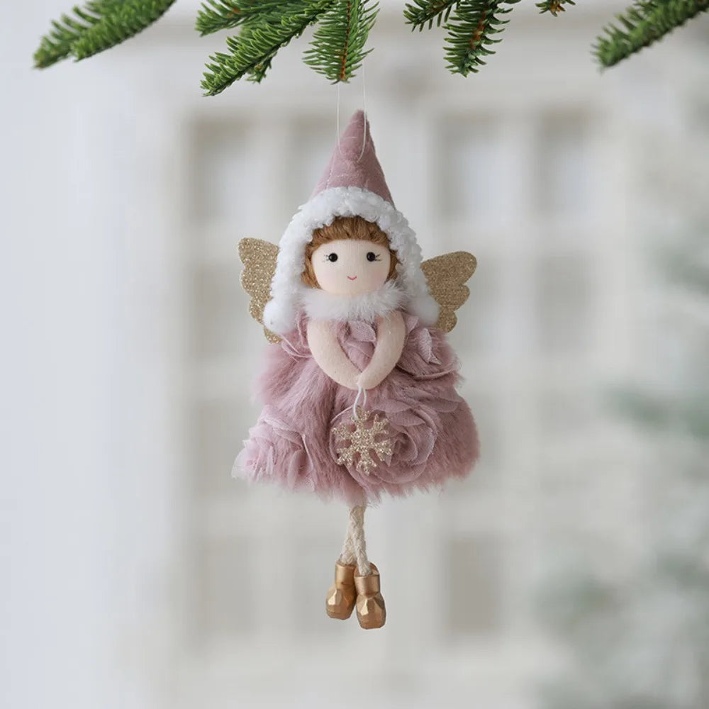 Angel Doll Christmas Tree Hanging Ornaments - Plush Angel Dolls