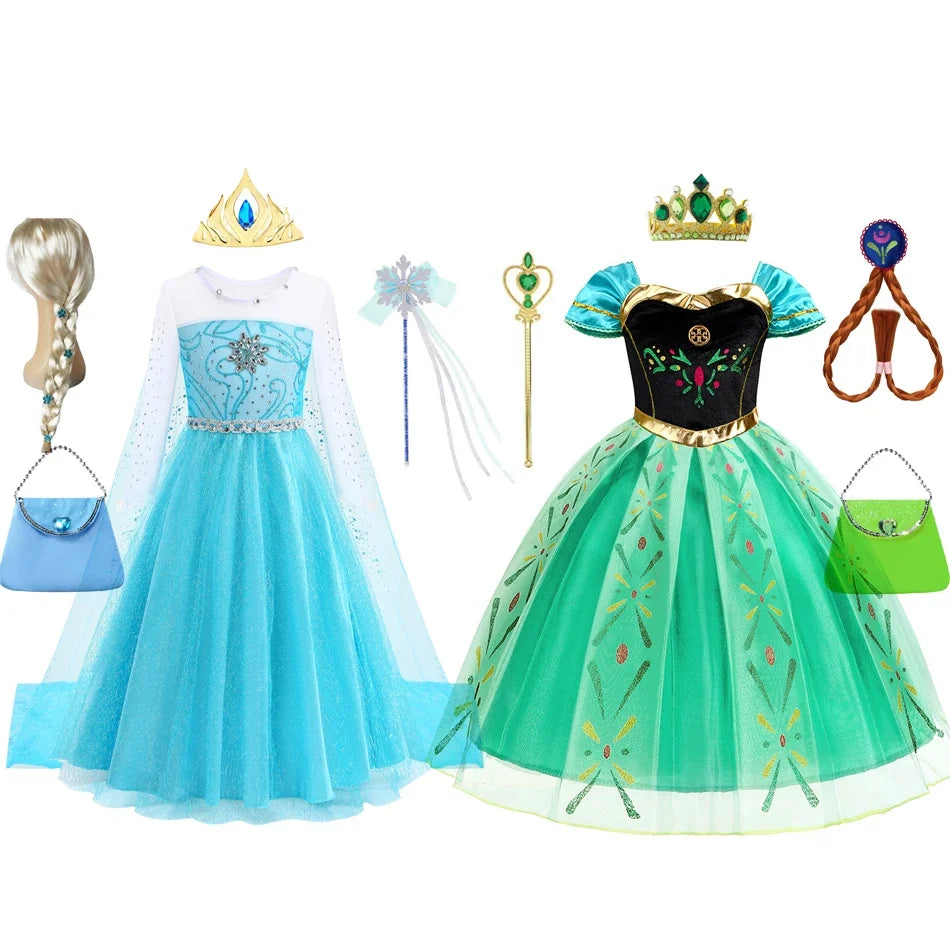 Elsa Costume for Girls | Fancy Birthday Gown