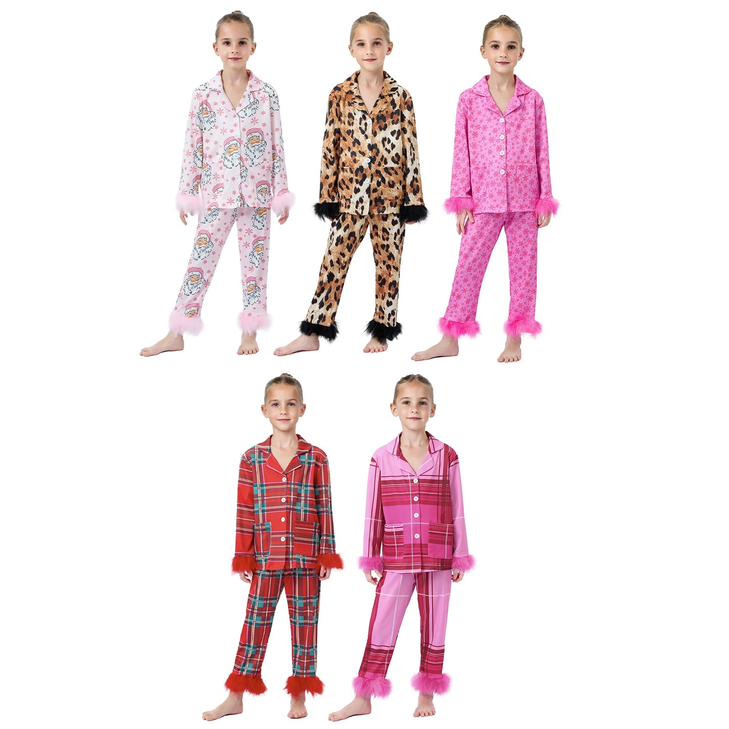 Mother-Daughter Matching Pajamas Set