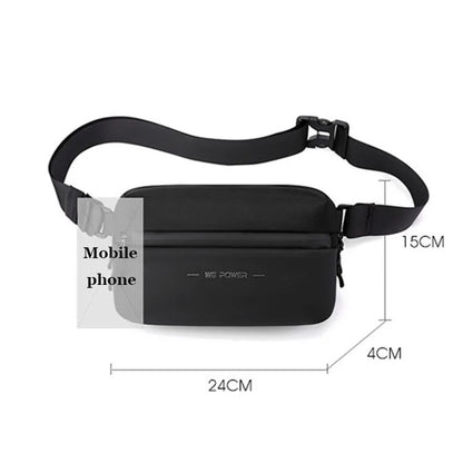 Outdoor Street Men Sling Chest Waist Bag