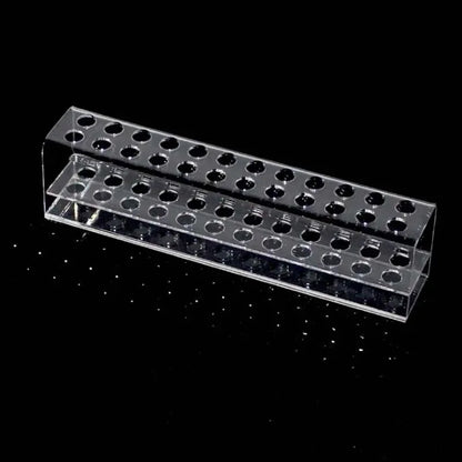 24-Slot Acrylic Makeup Organizer - Eyeliner & Lip Liner Pencil Holder