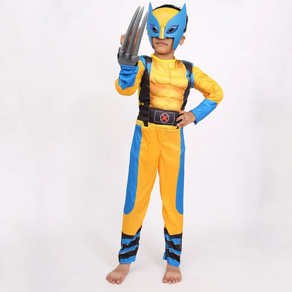 Wolverine Jumpsuit & Mask for Kids