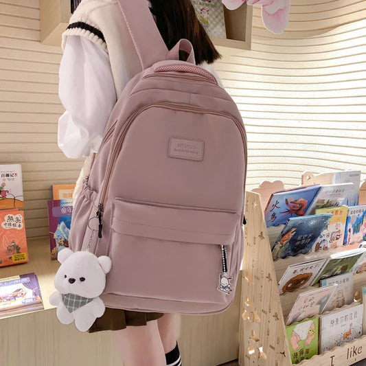 Simple & Versatile High School & Campus Bag for Women