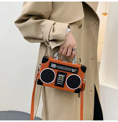 Fun Creative Radio Shape Handbag