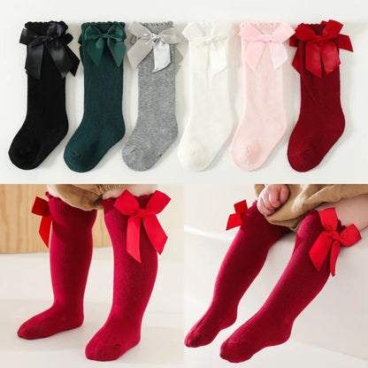 Big Bow Knee Socks