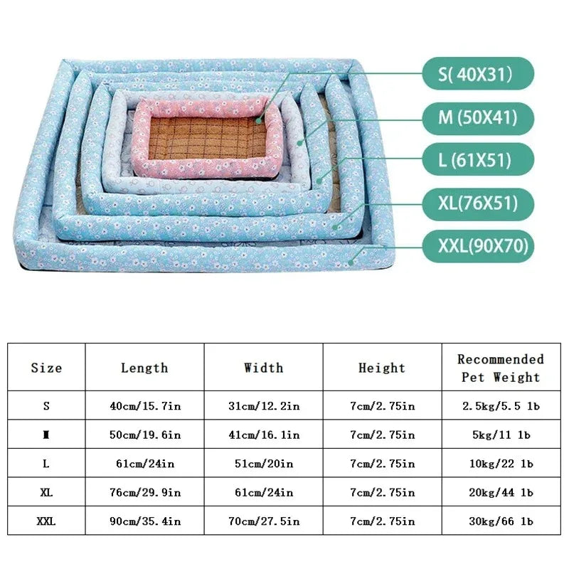 Cooling Pet Bed for Dogs | Large Puppy Baskets