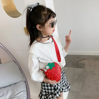 Kids' Strawberry Single Shoulder Bag