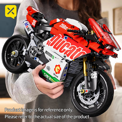 883 Pcs Collectible Motorcycle Model Kit – Building Set