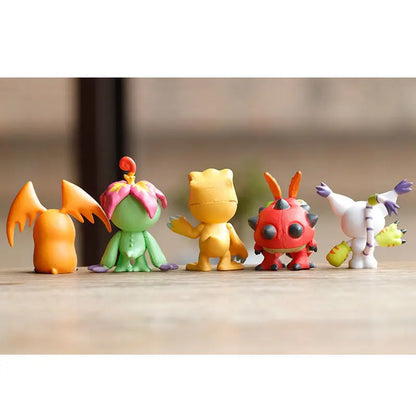 9 pcs Digimon Adventure Model Set