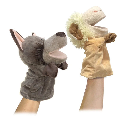 Stuffed Plush Animals Hand Puppets - Educational Baby Toys