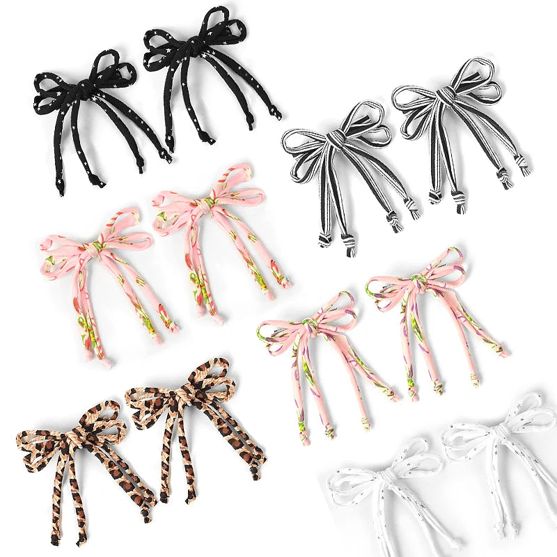 Fashion Weaving Cute Bows Hairpin for Children