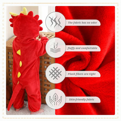 Halloween Red Dragon Baby Romper