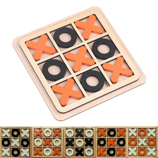 Wood Board Game Toy – Noughts and Crosses