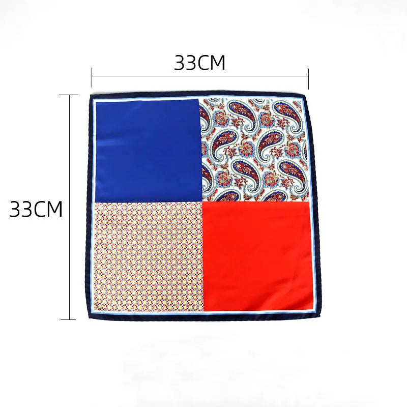 Anchor Polka Dot Paisley Floral Big Handkerchief for Men