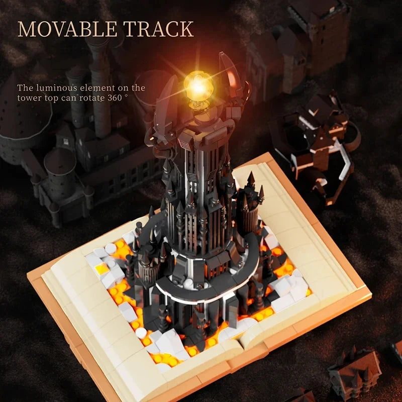 969-Piece Magic Castle with Lord of the Rings Sauron Eye