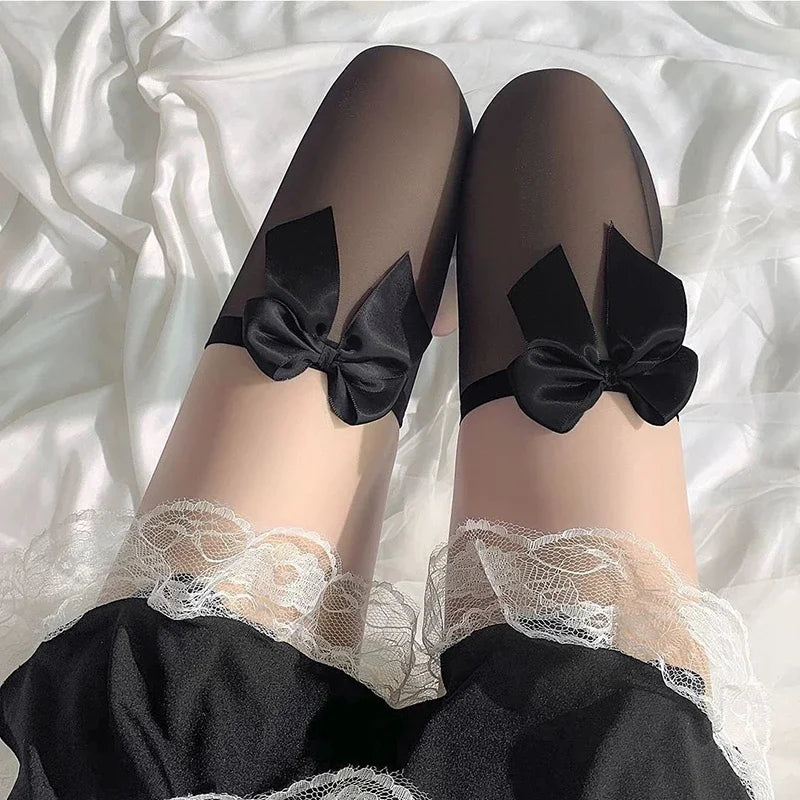 Sweet & SEXY Lolita Bowknot Overknee Long Socks