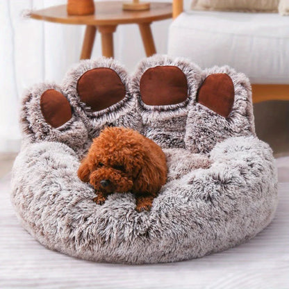 Bear Paw Shaped Dog & Cat Bed