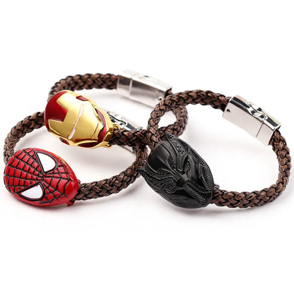 Kids Marvel Bracelet | Spiderman, Iron Man & Black Panther