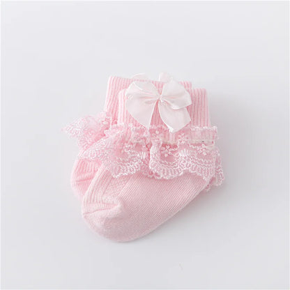 Cotton Lace Infant Girls Sock