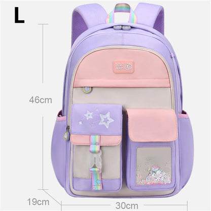 Children’s School Bags for Girls – Orthopedic Princess Satchel & Primary Backpack