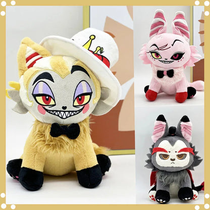 25 cm Hazbin Hotel Husk Meow Plush Toy