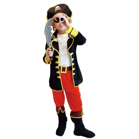 Boy Pirate Cosplay Costume | Kids' Halloween & Birthday Party Outfit