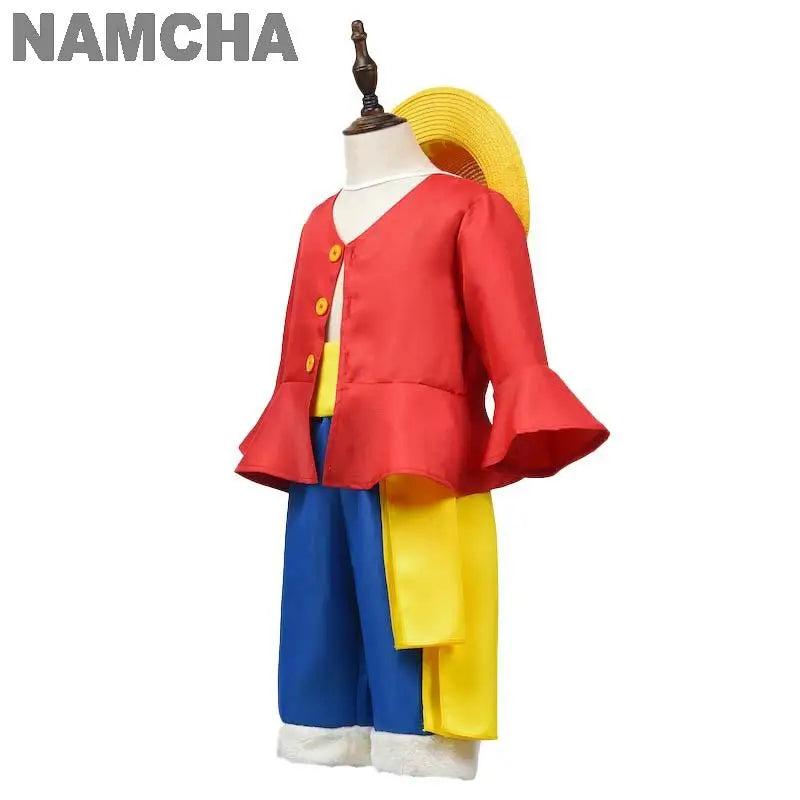 Monkey D. Luffy Cosplay Costume for Kids