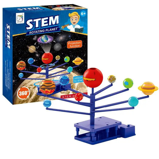 Solar System Rotating Model – Nine Planets Planetary Projector Toy