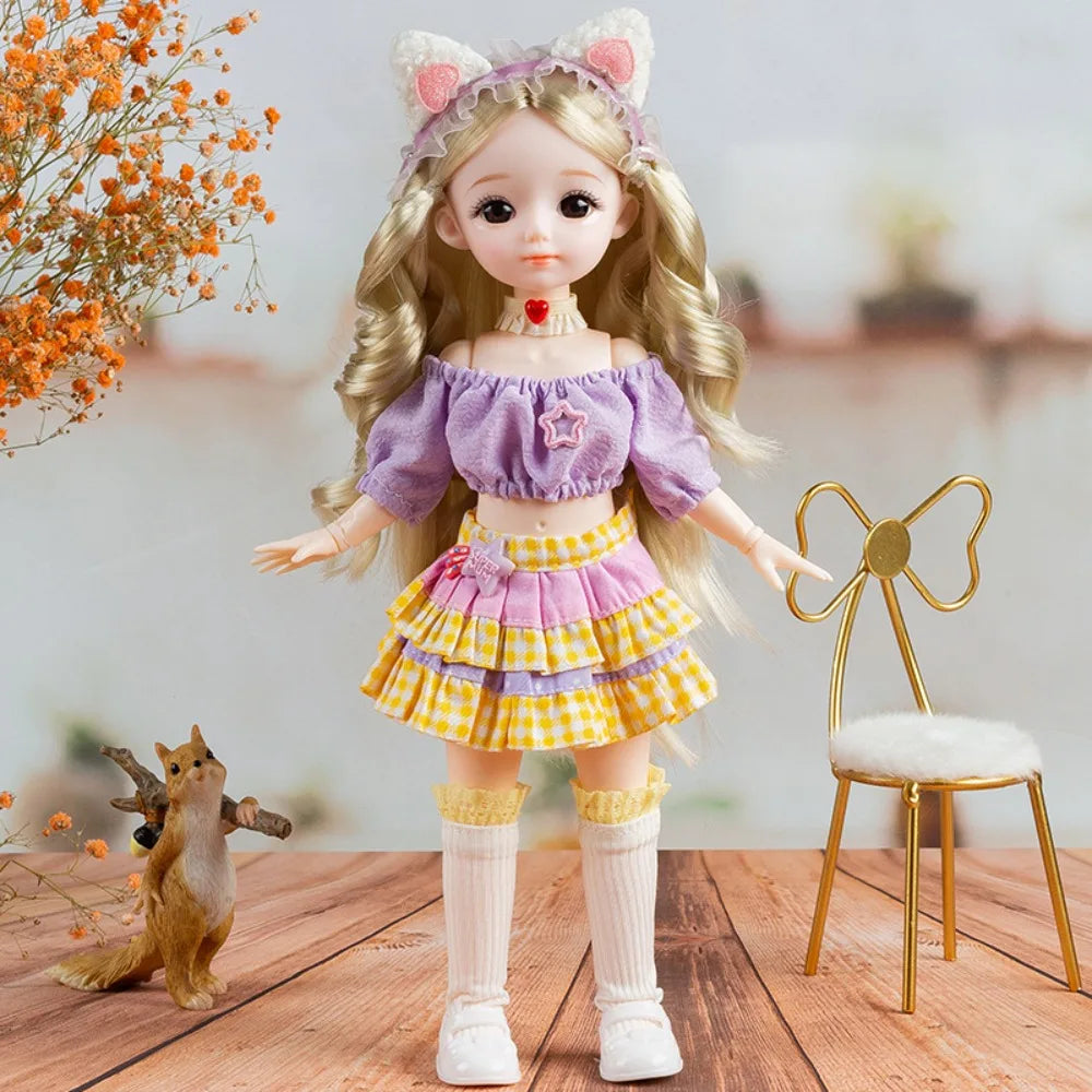 BJD Dolls with Clothes – 13 Movable Joints Articulated Doll