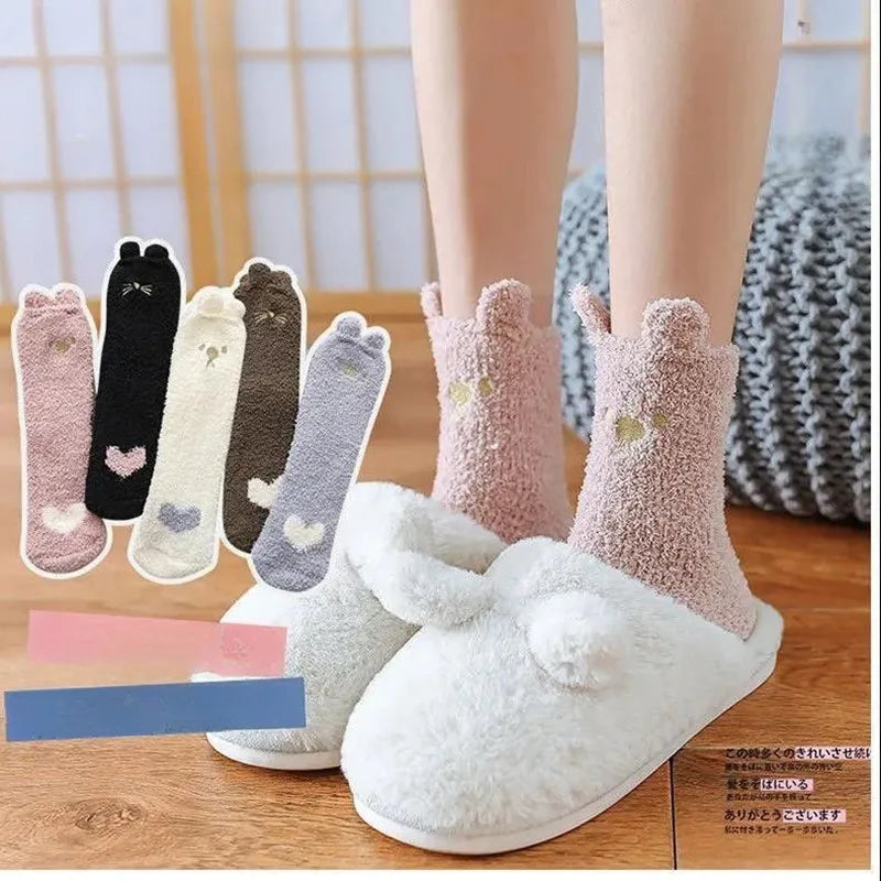 5 Pairs Warm Floor Sleeping Sock