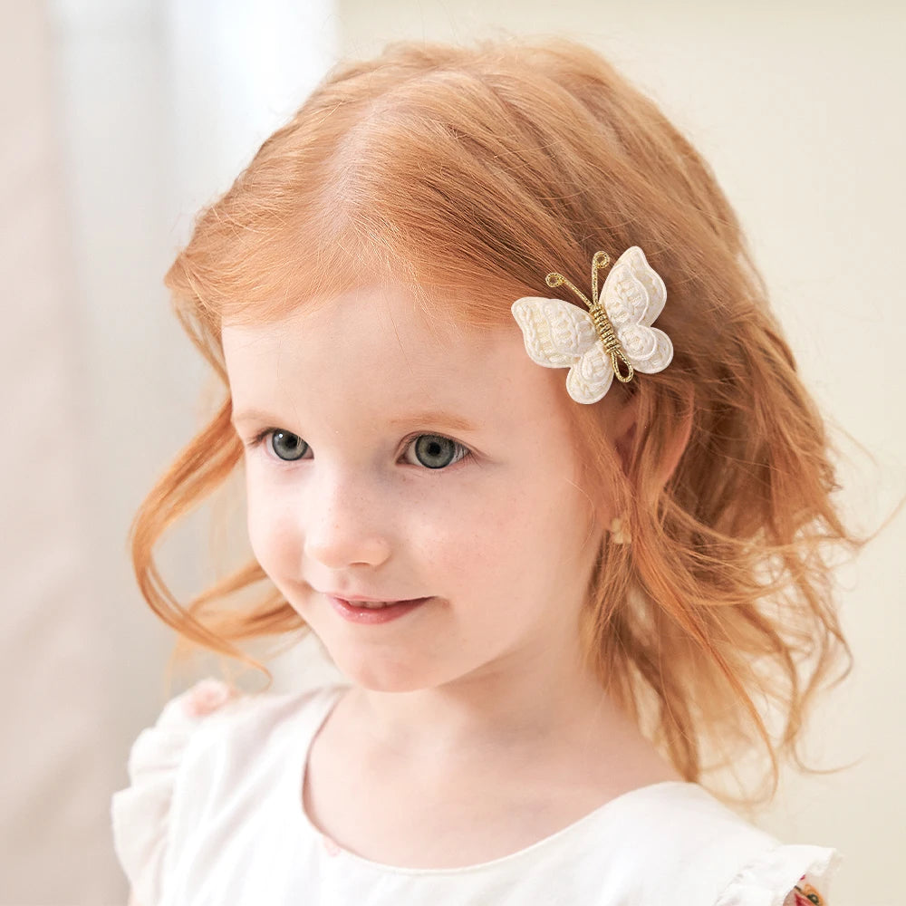 Handmade Crochet Butterfly Hairpins