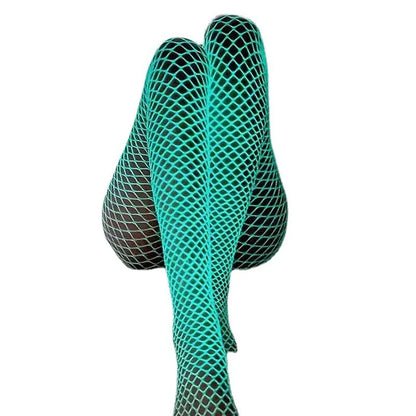 Glow-in-the-Dark Sexy Fishnet Stockings