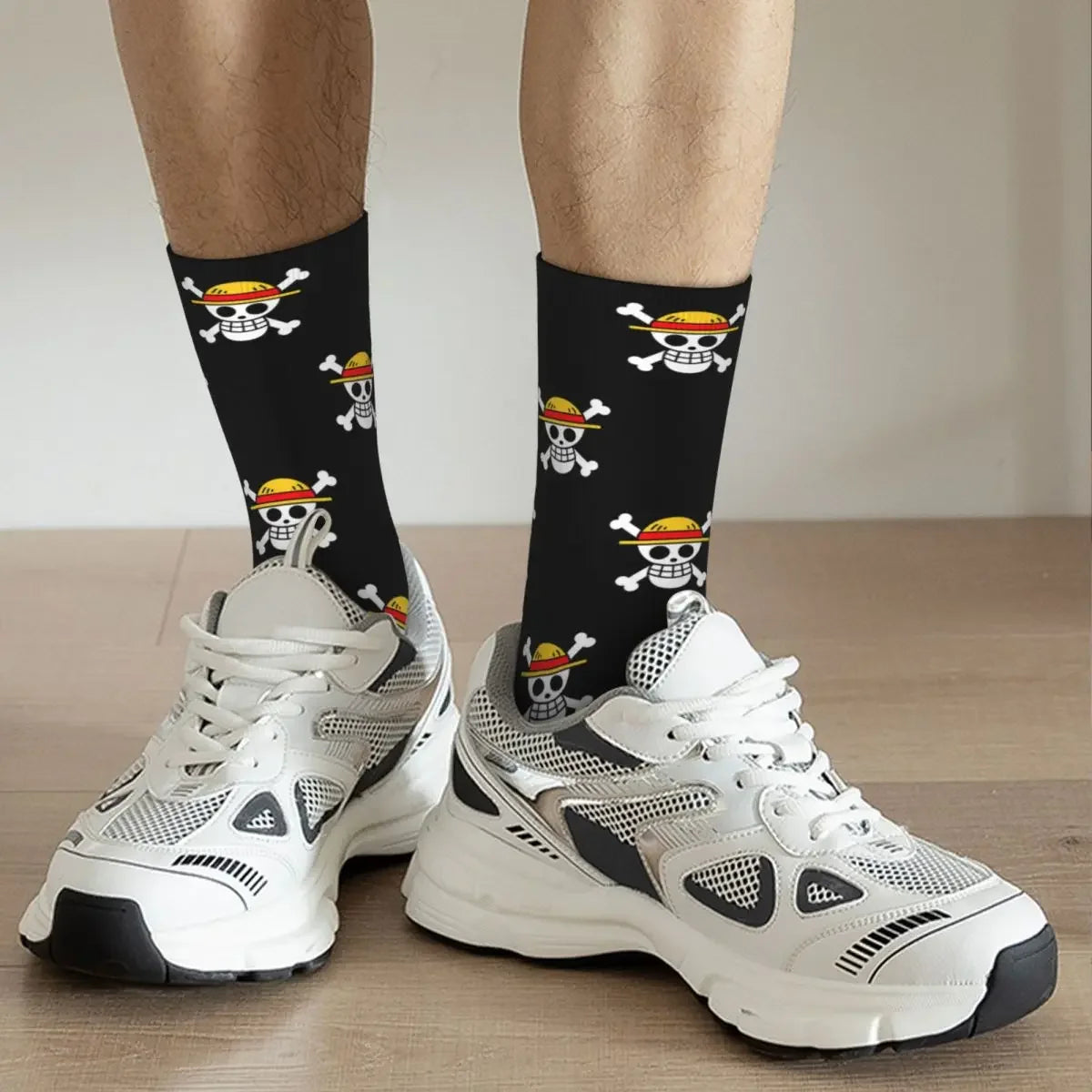 One Piece Sign Harajuku Socks - High Quality, All-Season Stockings Series 2