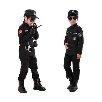 Children's Police Cosplay Costume - Special Policeman Uniform